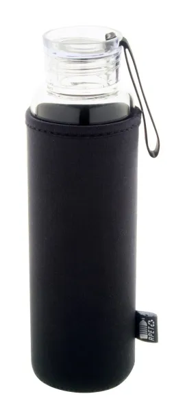 Vitrem recycled glass bottle Black