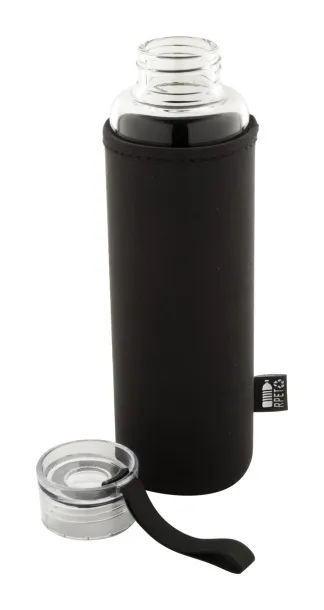 Vitrem recycled glass bottle Black