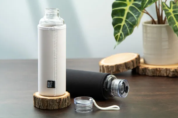 Vitrem recycled glass bottle Black