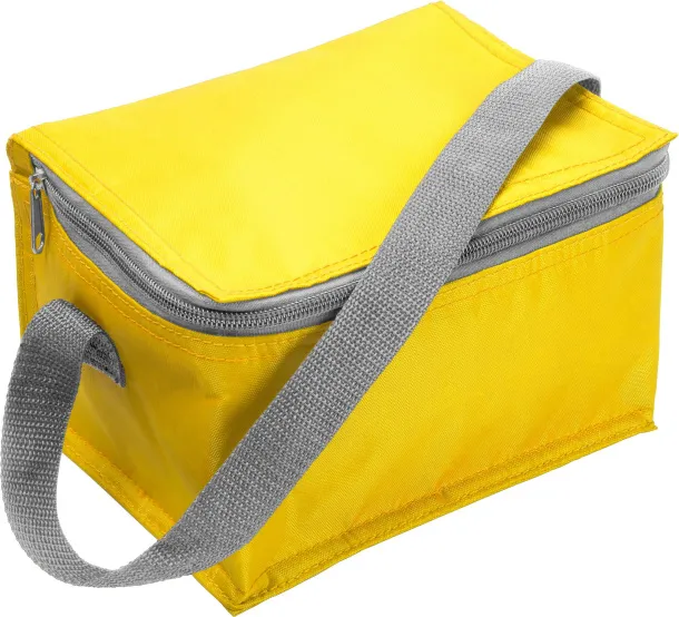  Polyester (420D) cooler bag Cleo Žuta