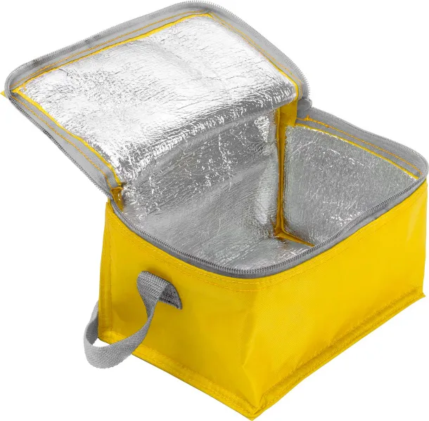  Polyester (420D) cooler bag Cleo yellow