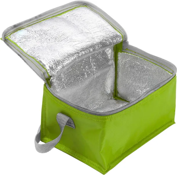  Polyester (420D) cooler bag Cleo light green