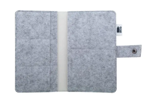 CreaFelt Journey custom RPET travel organizer White Grey