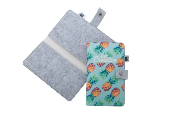 CreaFelt Journey custom RPET travel organizer White Grey