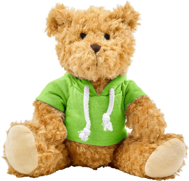  Plush teddy bear Monty green