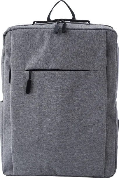 Carlito Polyester (600D) backpack  Siva