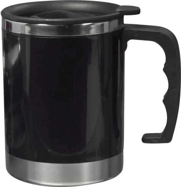  GABI stainless steel and AS double walled mug Crna