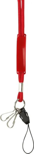  vezica od poliestera (300D) s PVC oznakom Ariel red