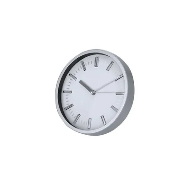  Wall clock Srebrna