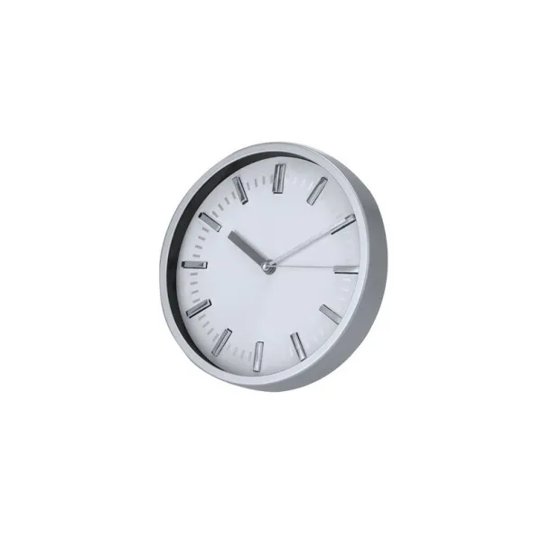  Wall clock Srebrna