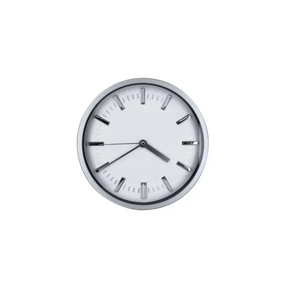  Wall clock Srebrna