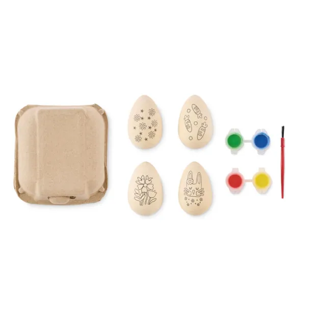 EISET Wooden eggs painting set Wood