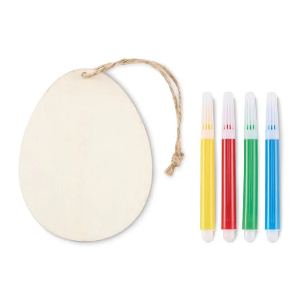 DREGG Wooden egg painting set Wood