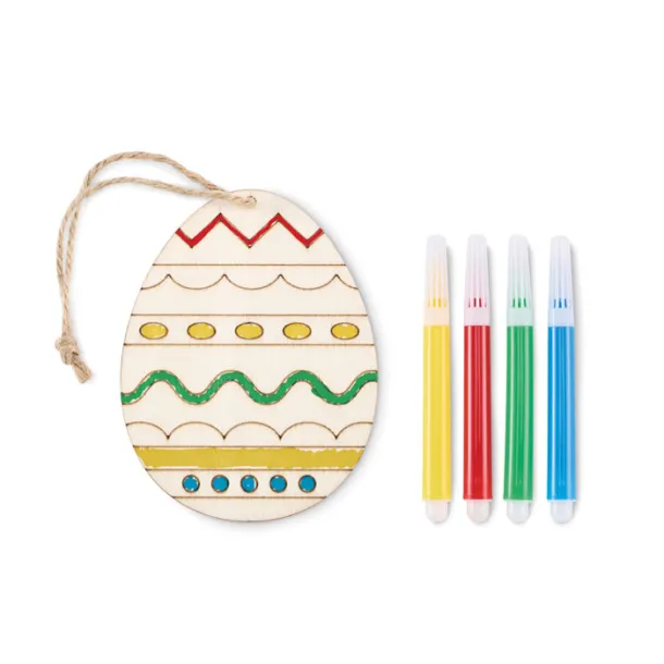 DREGG Wooden egg painting set Wood