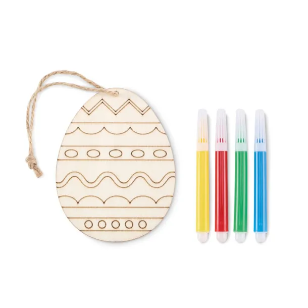 DREGG Wooden egg painting set Wood