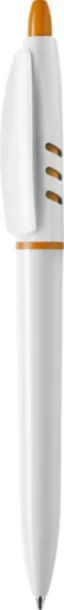 STILOLINEA S30 plastic ballpen - Stilolinea Bijela Narančasta