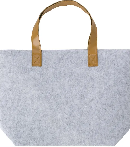 Hunter rPET felt shopping bag  light grey