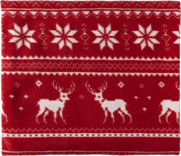 Jane Polar fleece reindeer blanket (180 gr/m2)  Crvena