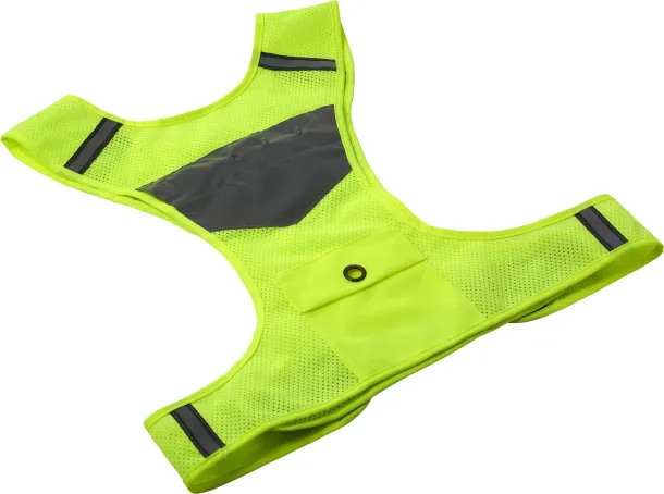 MINNA Nylon (600D) safety vest Žuta