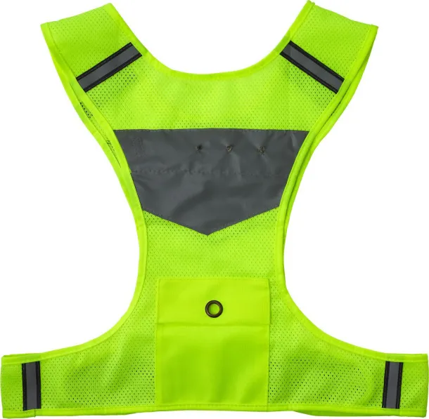 MINNA Nylon (600D) safety vest yellow