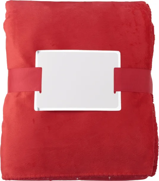 MARGOT Polyester (190 gr/m²) blanket Margot Crvena
