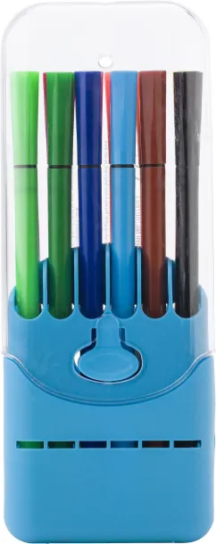 EVAN 12 water-based felt tip pens light blue