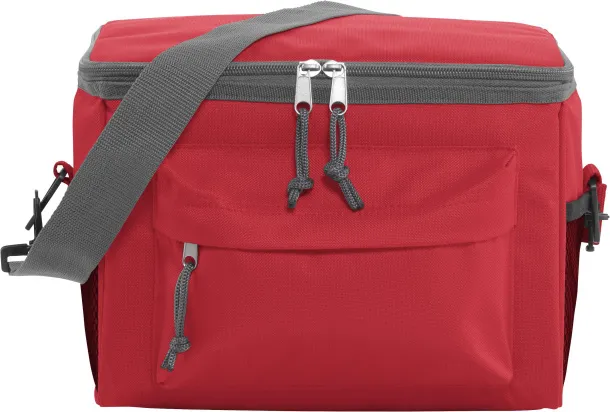  Polyester (600D) cooler bag Joey red