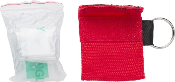 EDWARD Polyester pouch with CPR mask