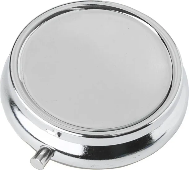 ZARA Iron pill box silver