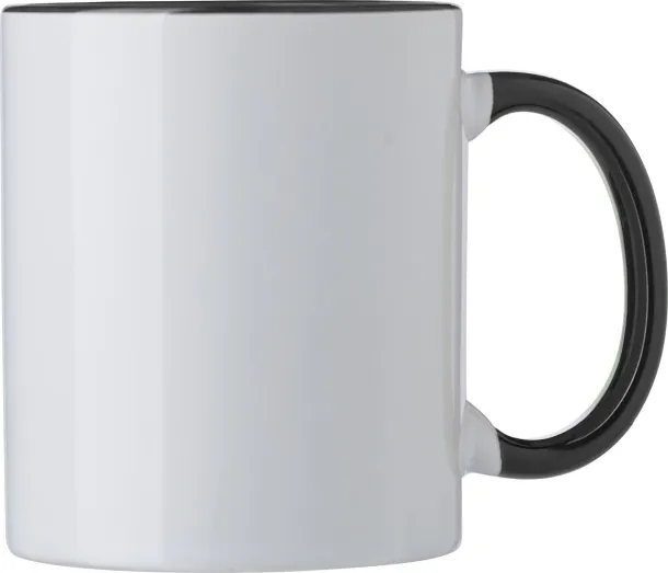  Keramička šalica Blair, 300 ml Crna