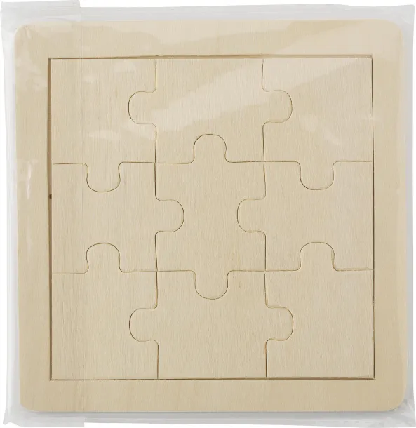 Alvaro Wooden nine piece puzzle wood