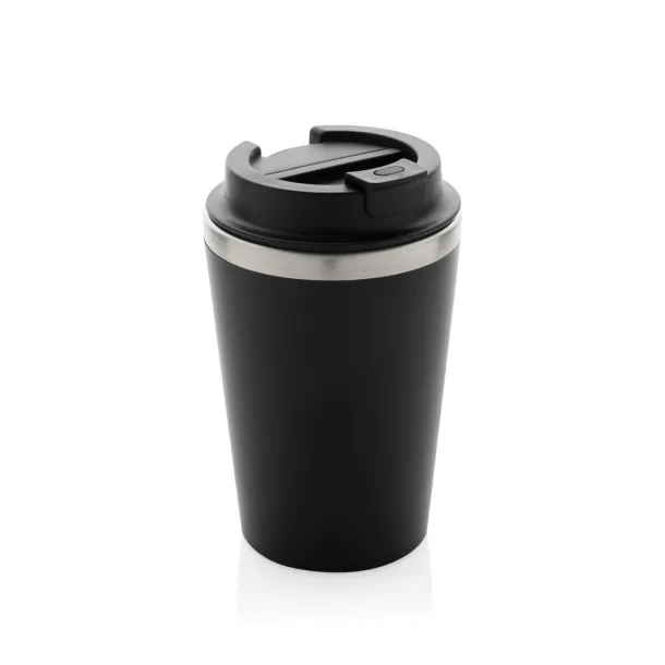 Java RCS reciklirana šalica s dvije stijenke, 350 ml - XD Collection Crna 