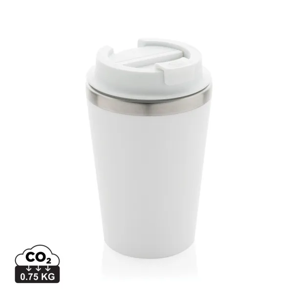 Java RCS recycled double wall tumbler 350ML - XD Collection White 