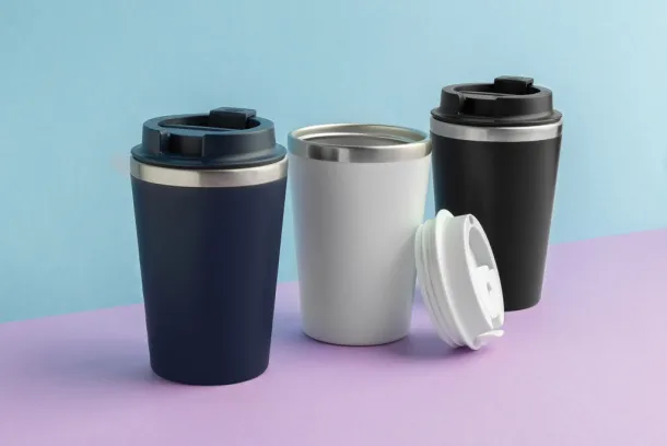 Java RCS recycled double wall tumbler 350ML - XD Collection Navy Blue 