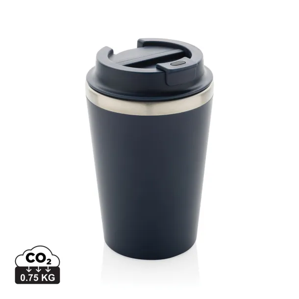 Java RCS recycled double wall tumbler 350ML - XD Collection Navy Blue 