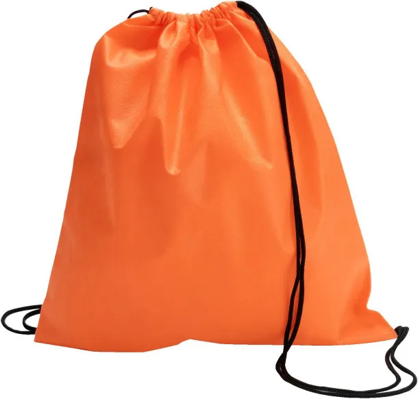 Nico Nonwoven (80 gr/m²) drawstring backpack Narančasta