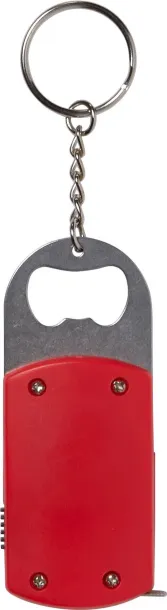  KAREN ABS key holder with bottle opener red