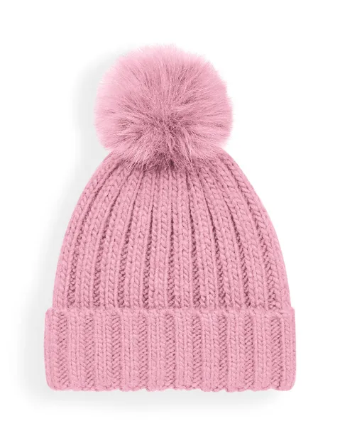  Verbier Fur Pop Pom Chunky Beanie - Beechfield