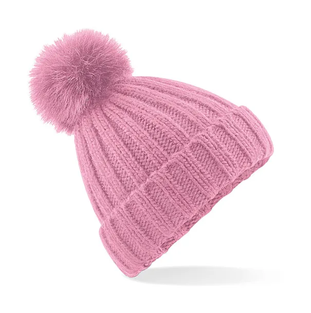  Verbier Fur Pop Pom Chunky Beanie - Beechfield