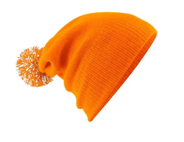  Snowstar Beanie - Beechfield Narančasta Bijela