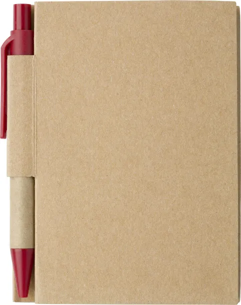 COOPER Paper notebook Crvena
