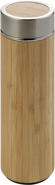  Bamboo and stainless steel double walled bottle Yara