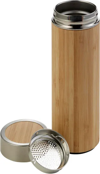  Bamboo and stainless steel double walled bottle Yara