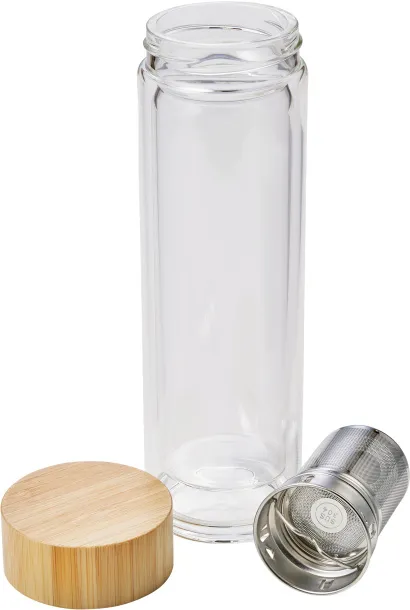Vicente Boca s dvostrukim stijenkama od bambusa i stakla, 420 ml