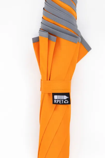 Thunder Max reflective RPET umbrella Orange