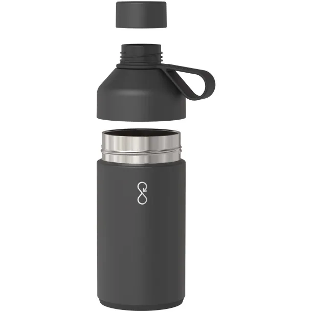 Ocean Bottle 750 ml vacuum insulated water bottle - Ocean Bottle Solid black