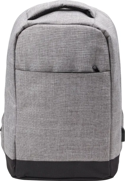 Cruz Polyester (600D) backpack light grey