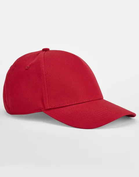 EarthAware® Clas. Org. Cotton 5 Panel Cap - Beechfield Classic Red