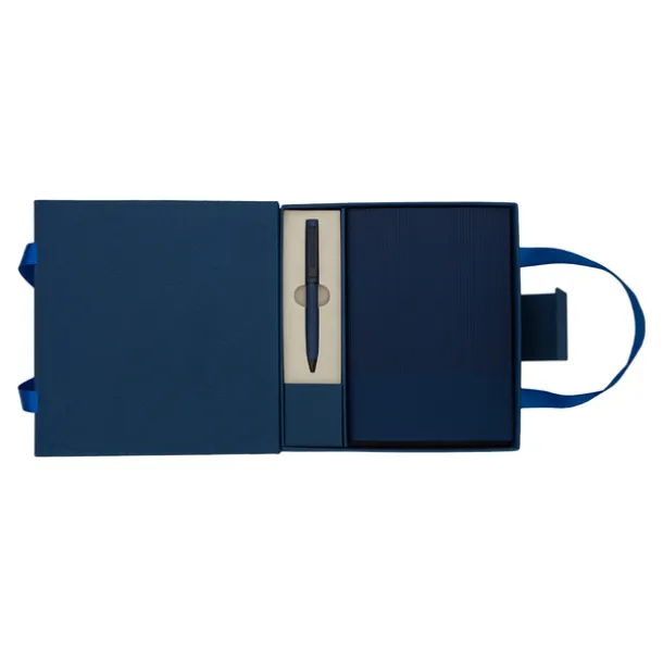 LOVINA gift set of notebook and pen Dark Blue