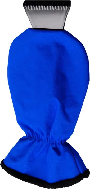 Ashton ABS ice scraper and polyester glove  cobalt blue